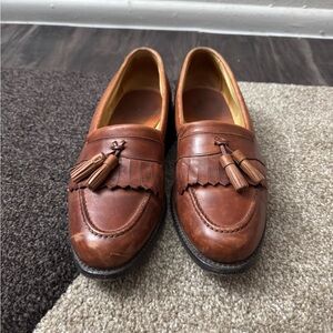Allen Edmonds Brown Leather Tassel Loafers